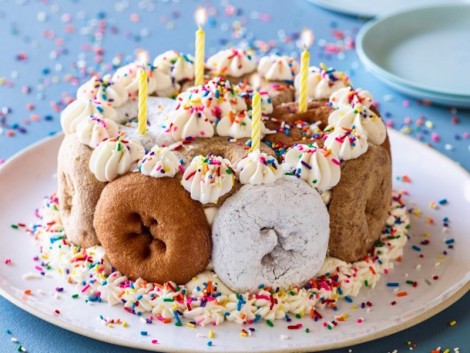 Donut Birthday Cake